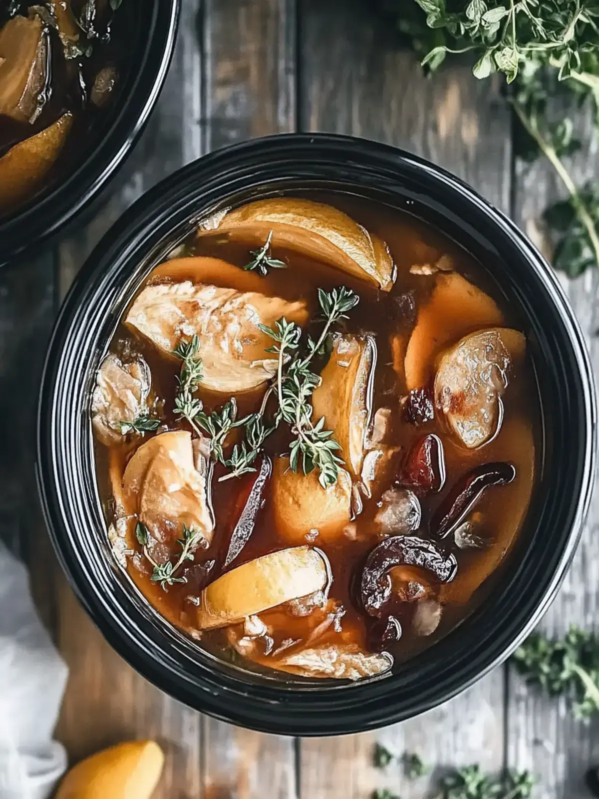 Crock Pot Bourbon Hähnchen