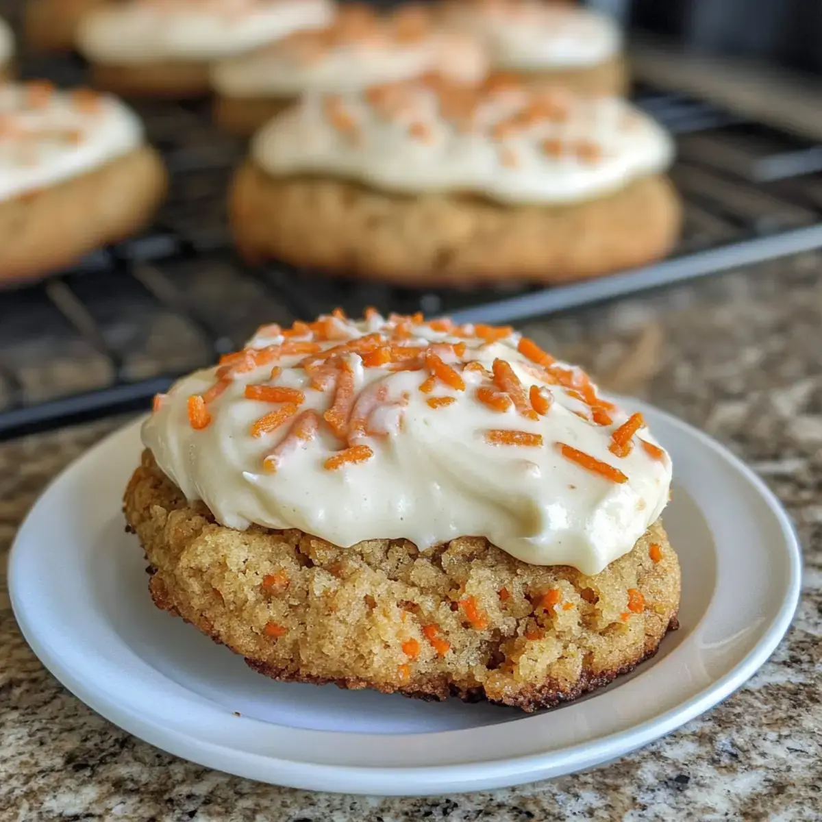 Crumbl Karottenkekse Nachahmung