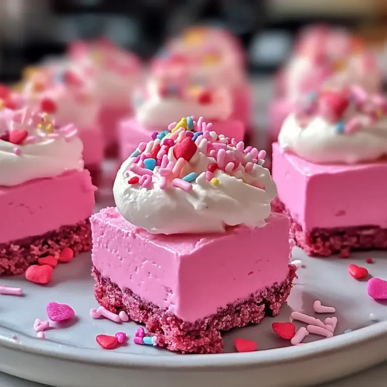 Delightful No-Bake Pink Velvet Cheesecake Bites