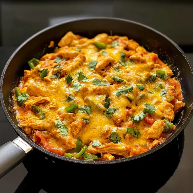 Eintopf Keto Niedrige Kohlenhydrate Hähnchen Enchilada Pfanne