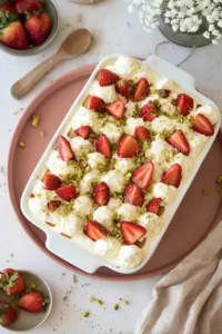 Cremiges Erdbeer-Tiramisu