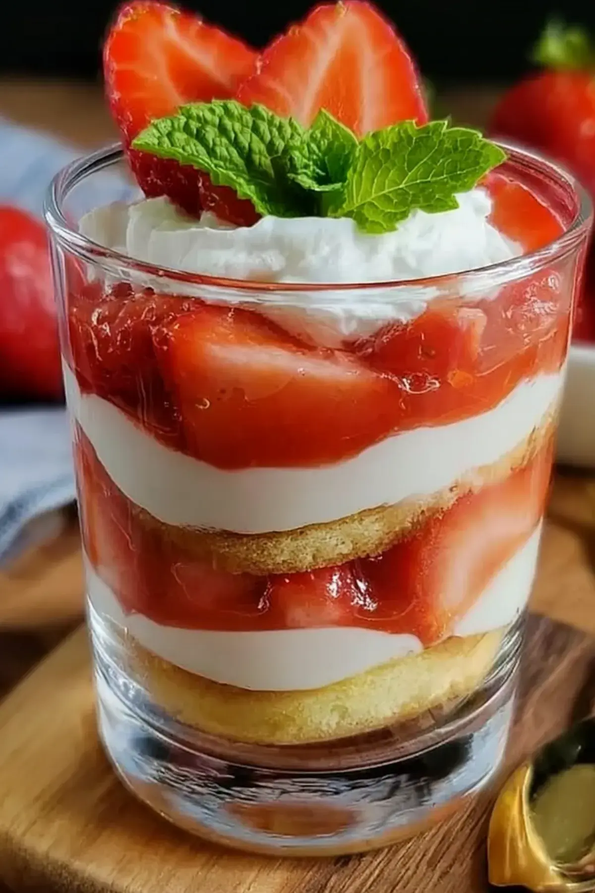 Erdbeer Tiramisu im Glas