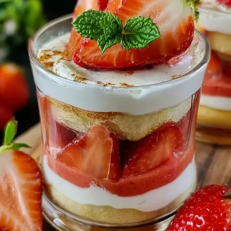Erdbeer Tiramisu im Glas