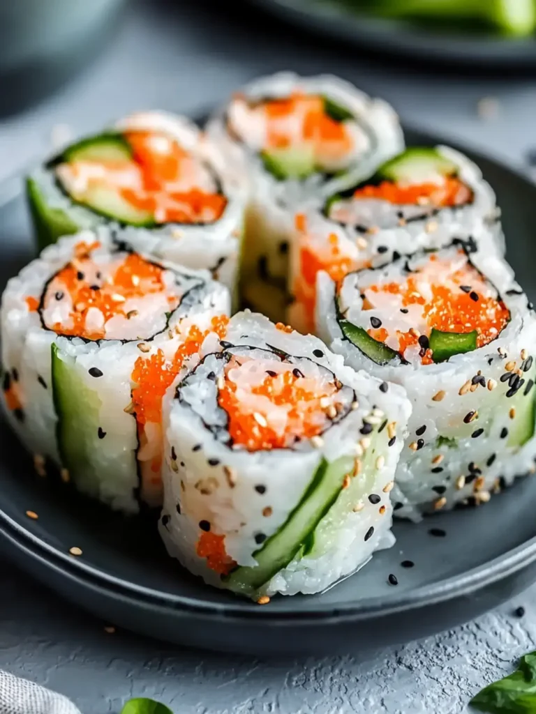 Erfrischender California-Roll-Gurken-Salat