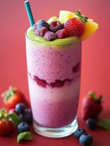 Erfrischender und nahrhafter Smoothie für den Energieschub