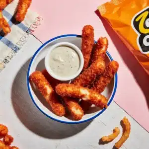 Flamin’ Hot Mozzarella-Sticks