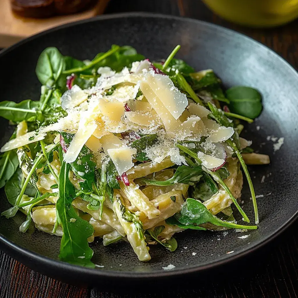 Frischer Spargelsalat mit Parmesan
