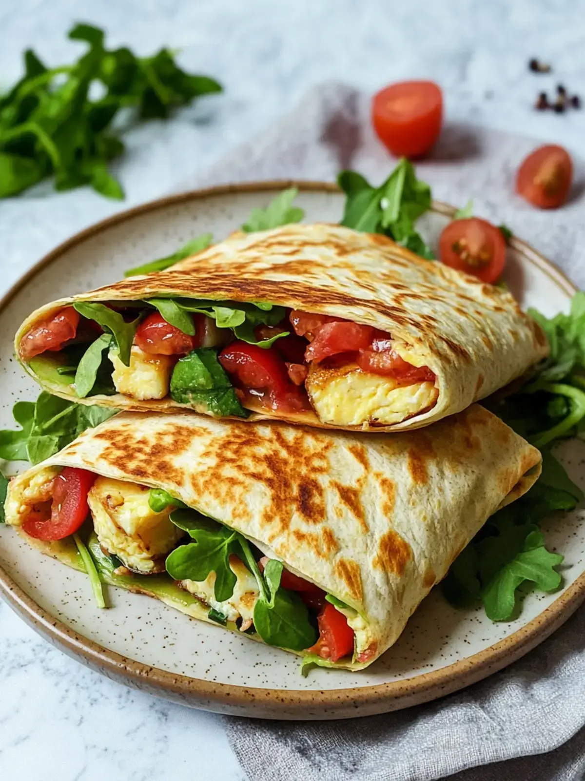 Frühstückswrap mit Ei