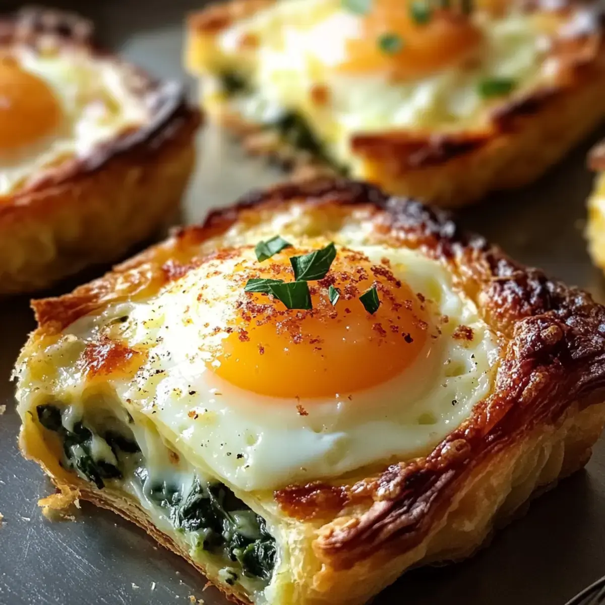 Gebackene Eier Napoleon: Ein köstliches Brunch-Rezept 2 Gebackene Eier Napoleon