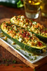 Gefüllte Zucchini mit Feta