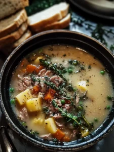 Gemüse-Rindfleischsuppe: Omas herzhaftes Rezept