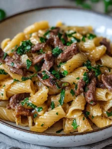 Geräuchertes Rindfleisch Pasta: Schnelle, Cremige Genüsse