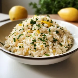 Geschmackvoller Griechischer Zitronenreis
