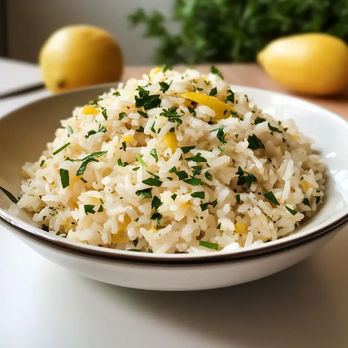 Geschmackvoller Griechischer Zitronenreis