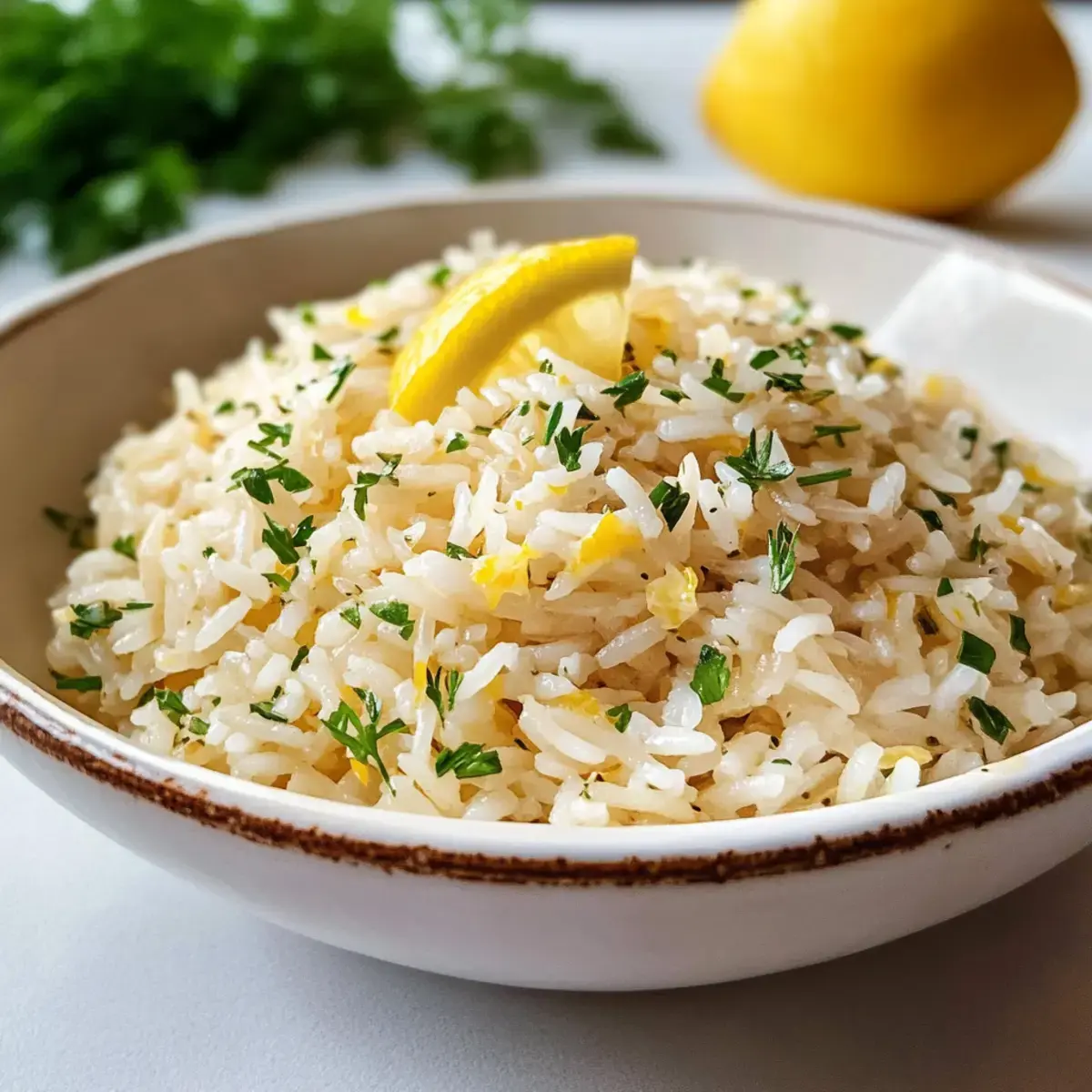 Geschmackvoller Griechischer Zitronenreis