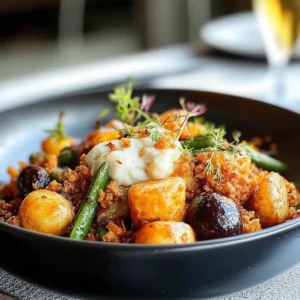 Goldbrauner Halloumi Bowl mit unglaublichem Trick