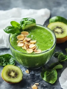 Grüne Smoothie-Schüssel mit Avocado für deinen Power-Start