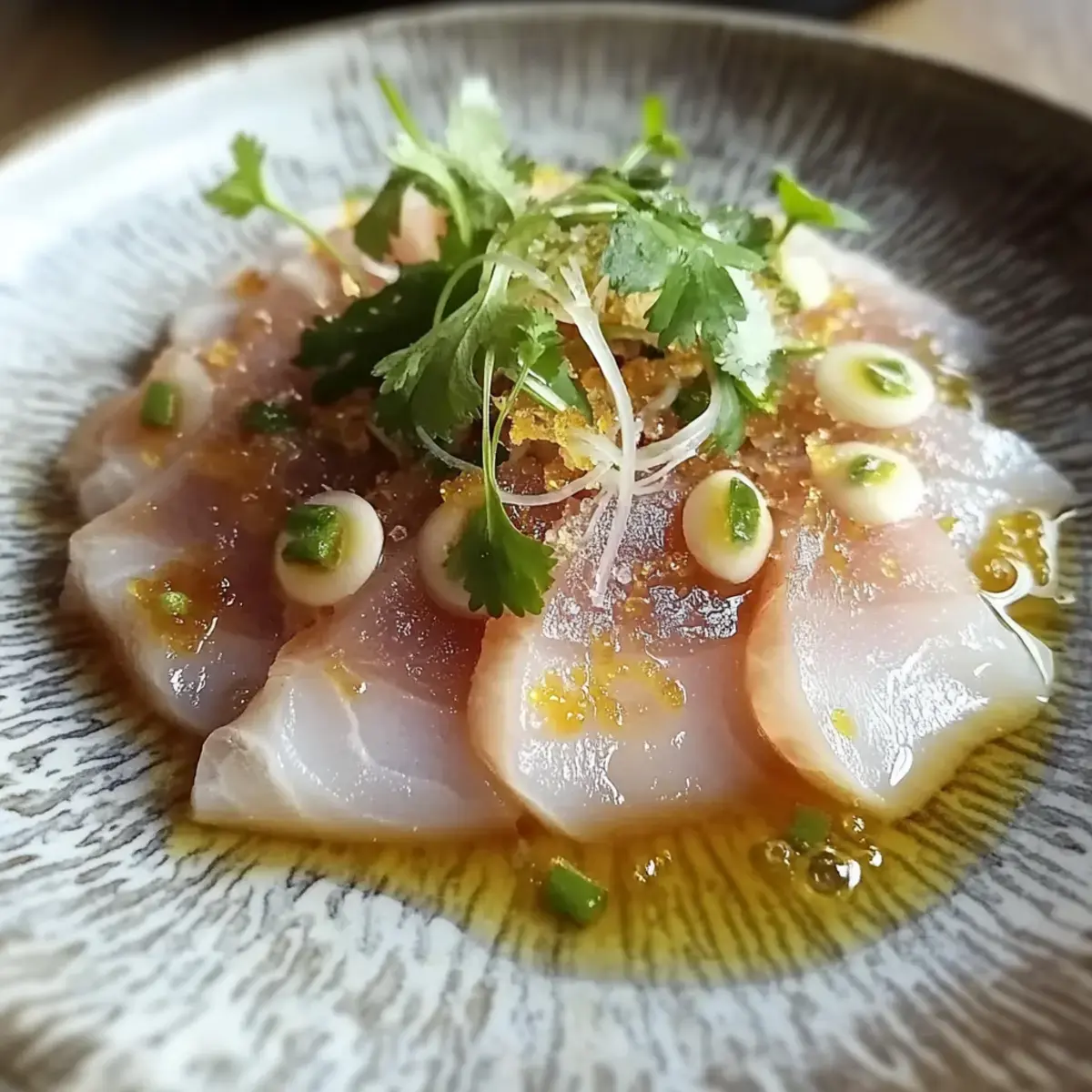 Hamachi Crudo