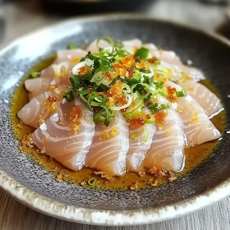 Hamachi Crudo
