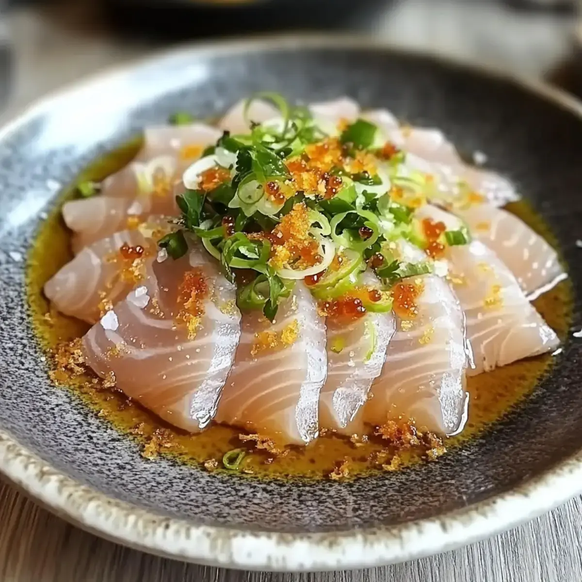 Hamachi Crudo