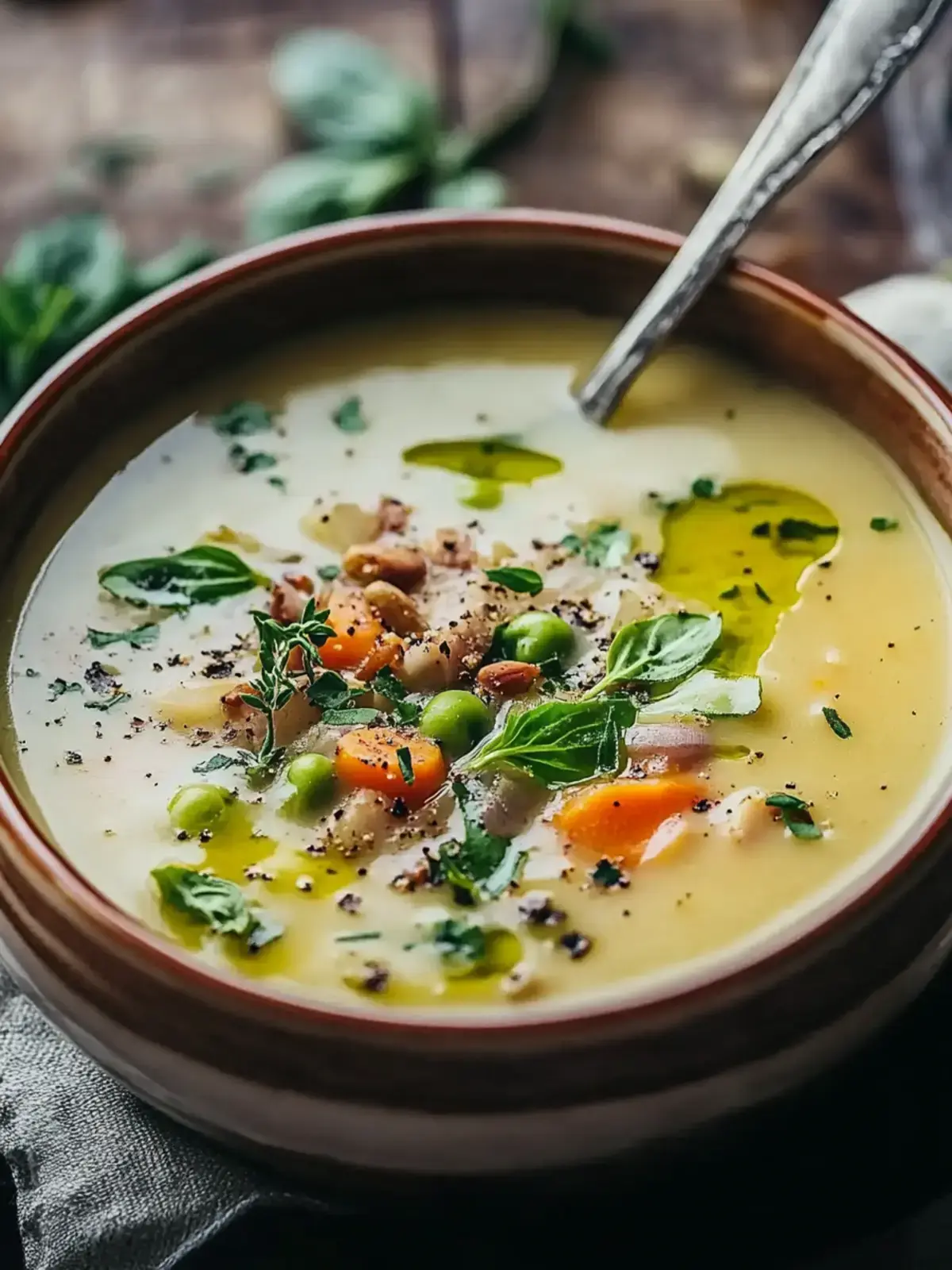 Herzhafte toskanische Suppe