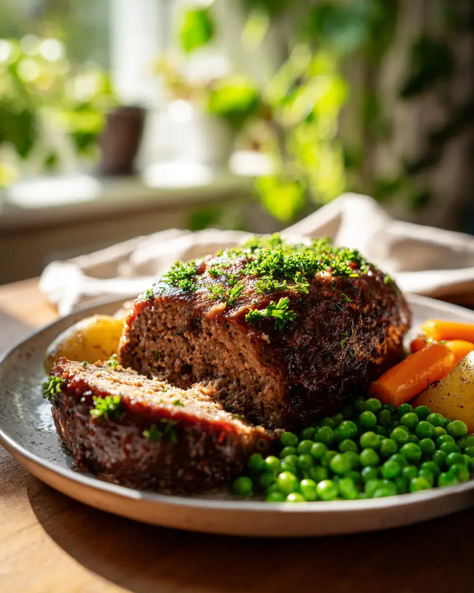 Herzhafter Hackbraten würzig