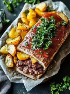 Herzhafter und saftiger Hackbraten für die ganze Familie