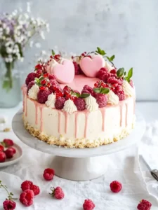 Zauberhafte Herztorte zum Muttertag