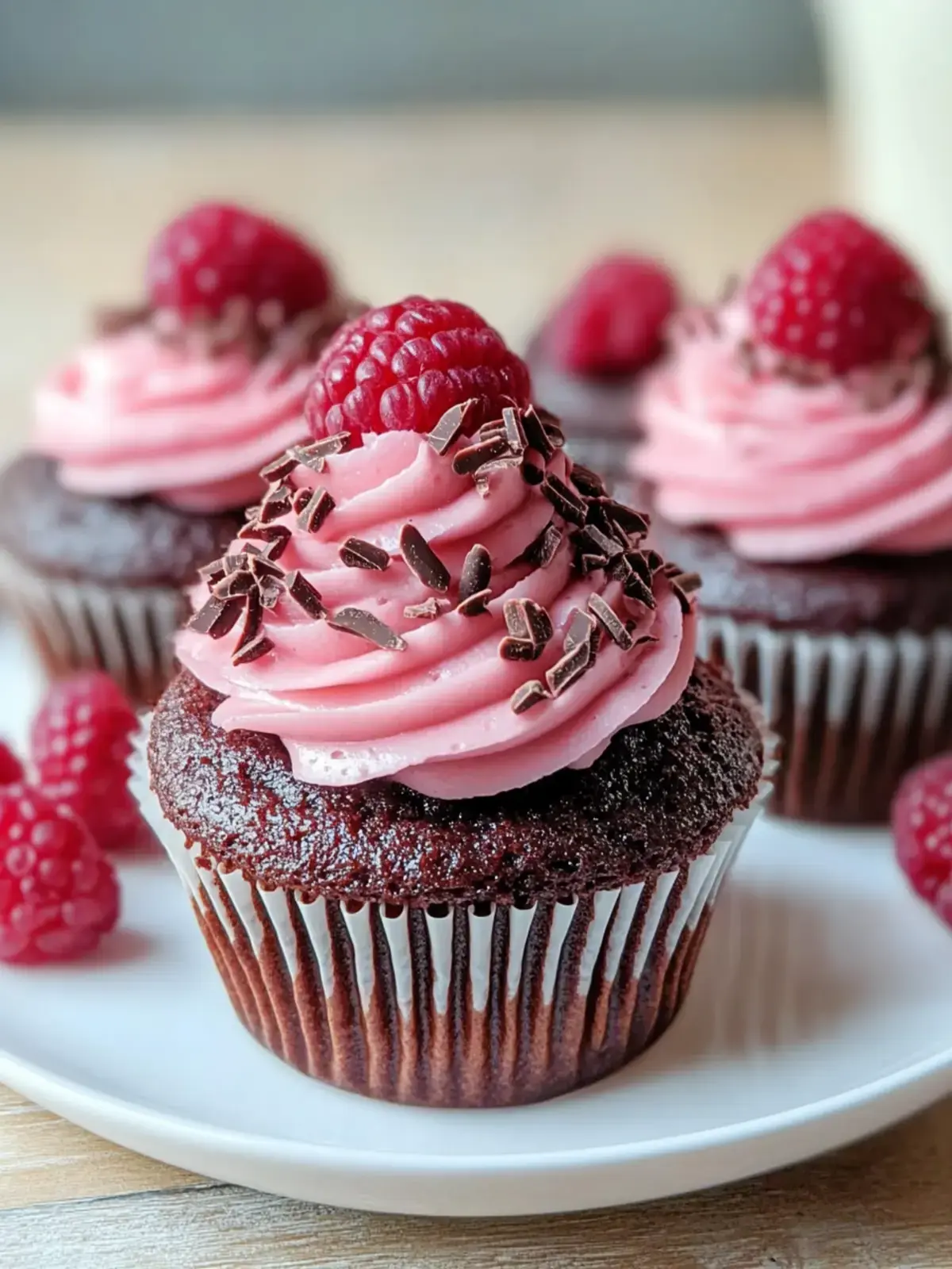 Himbeer Schokoladen Lava Cupcakes