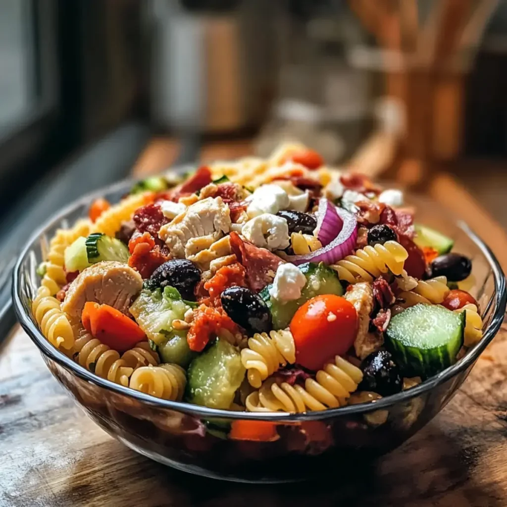 Hocher Protein Italienischer Nudelsalat
