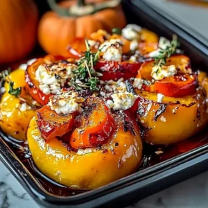 Gerösteter Hokkaido Kürbis mit Feta