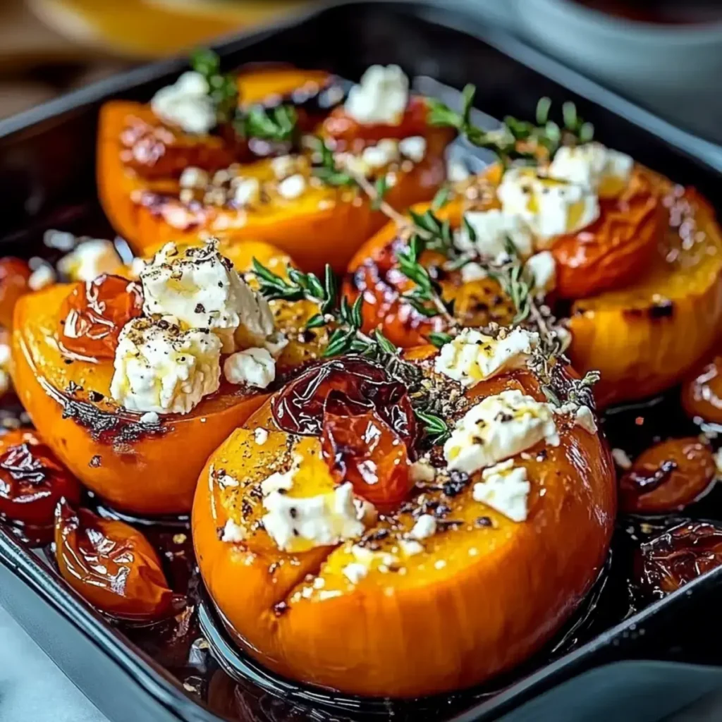 Hokkaido Kürbis mit Feta