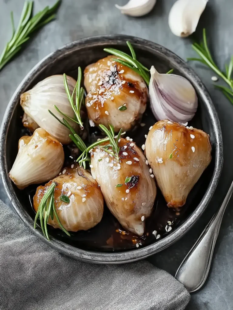 Honig Knoblauch Hähnchenschenkel