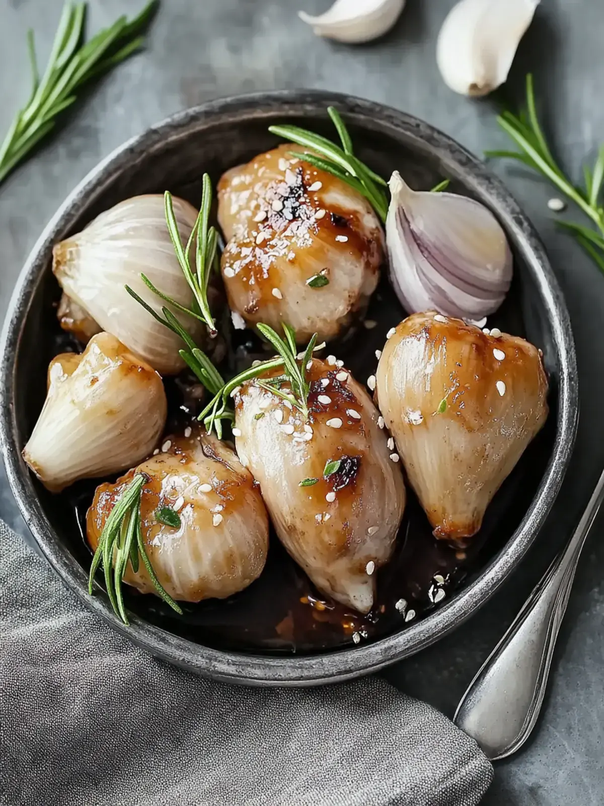 Honig Knoblauch Hähnchenschenkel