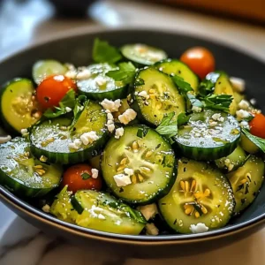 Honig-Limetten-Gurken-Salat