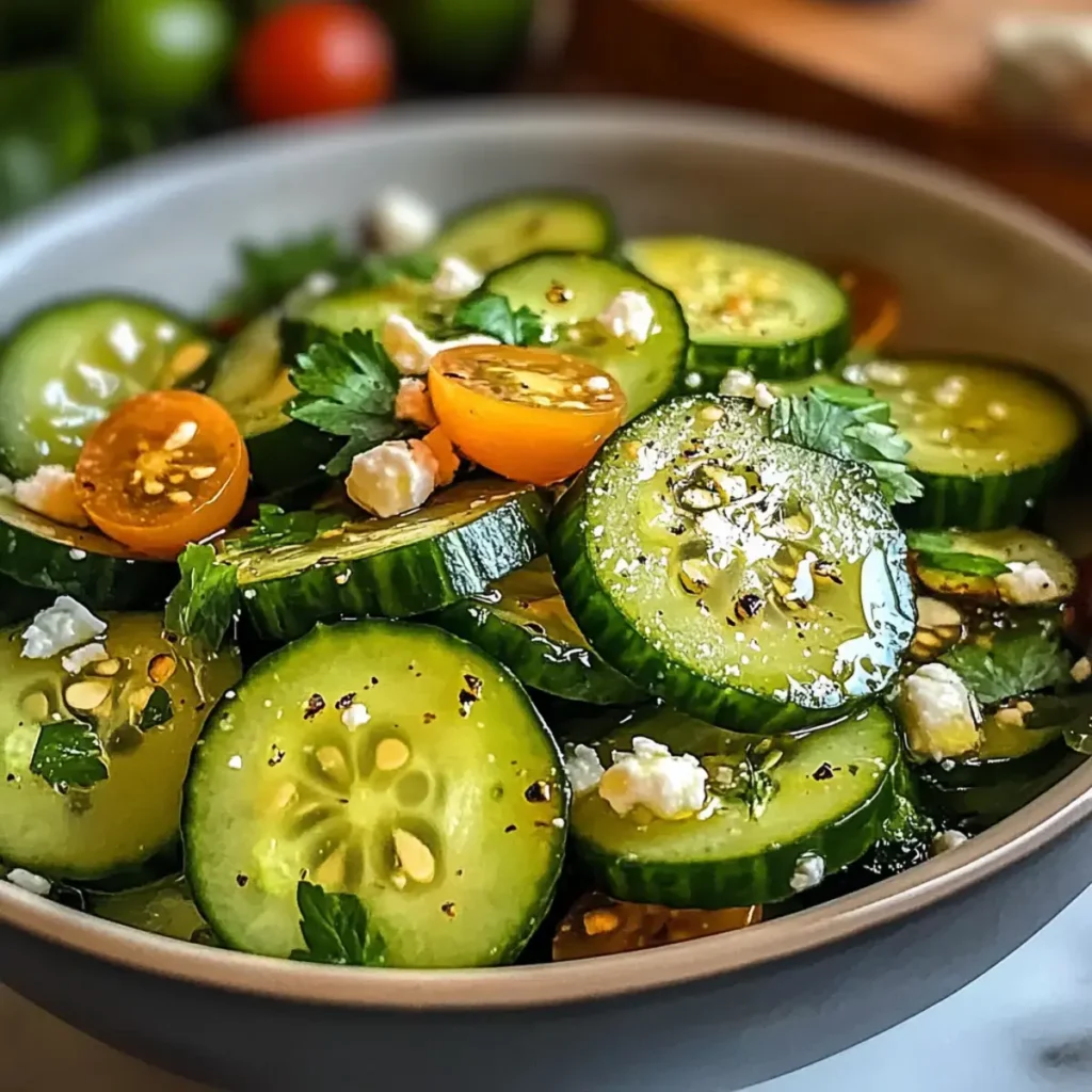 Honig-Limetten-Gurken-Salat