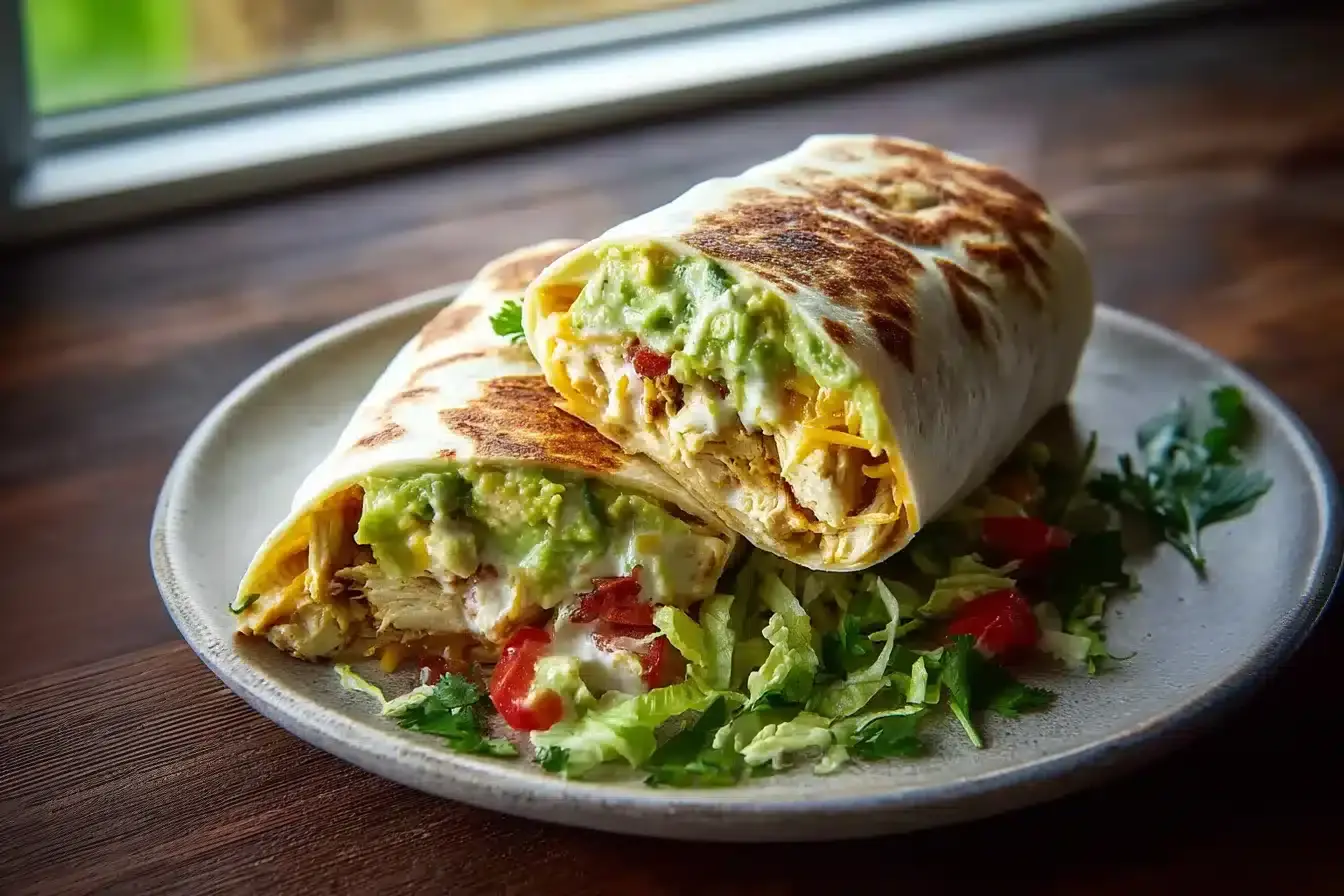 Hähnchen Avocado Ranch Burritos