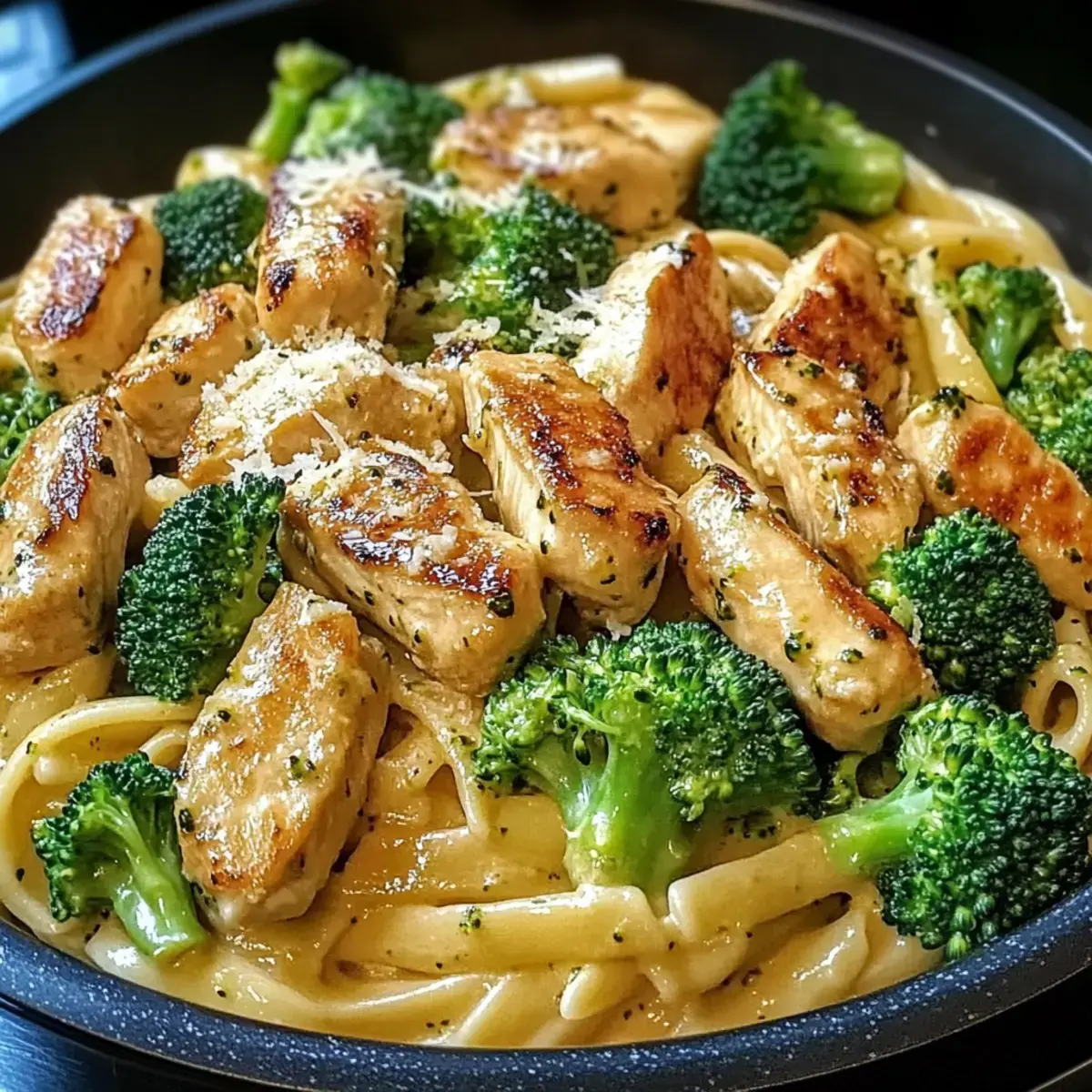 Hähnchen-Brokkoli-Pasta