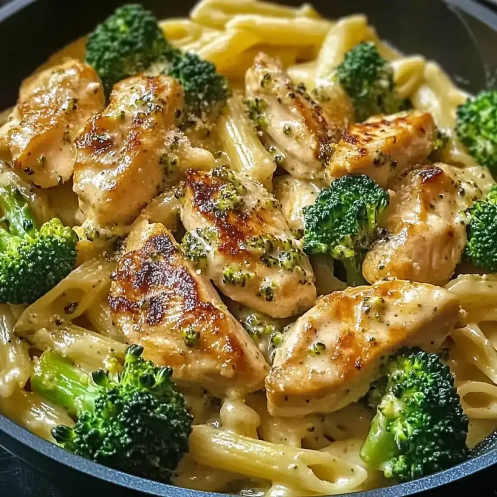 Hähnchen-Brokkoli-Pasta