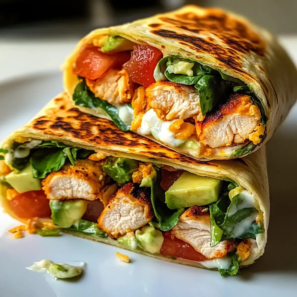 Hähnchen Crunch Wrap