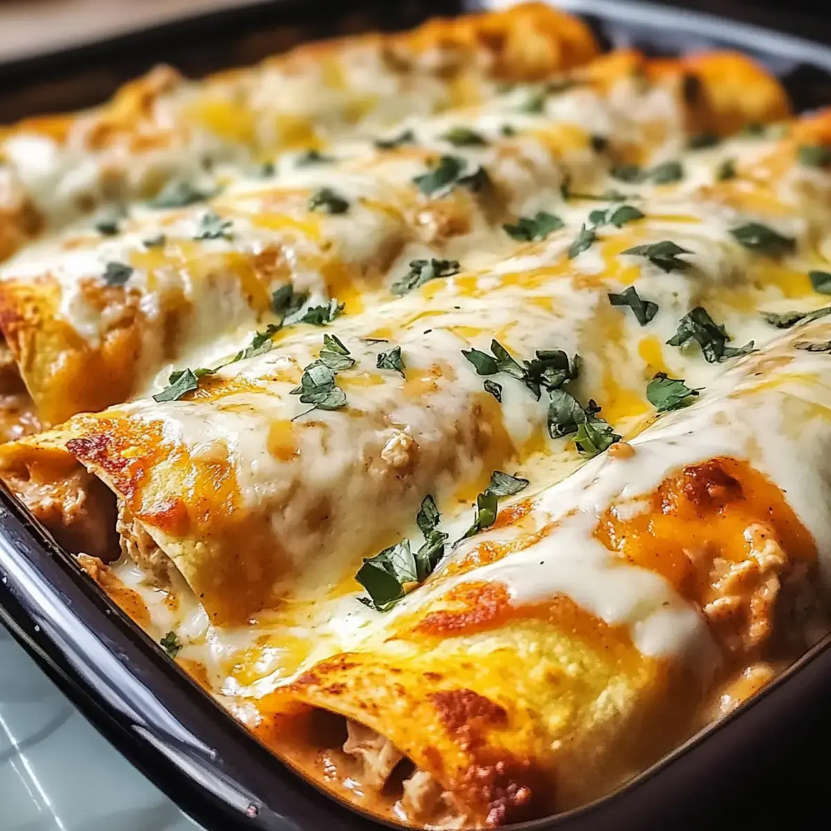 Hähnchen-Enchiladas