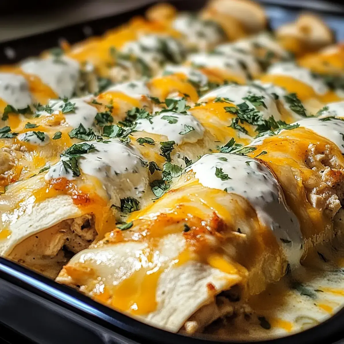 Hähnchen-Enchiladas