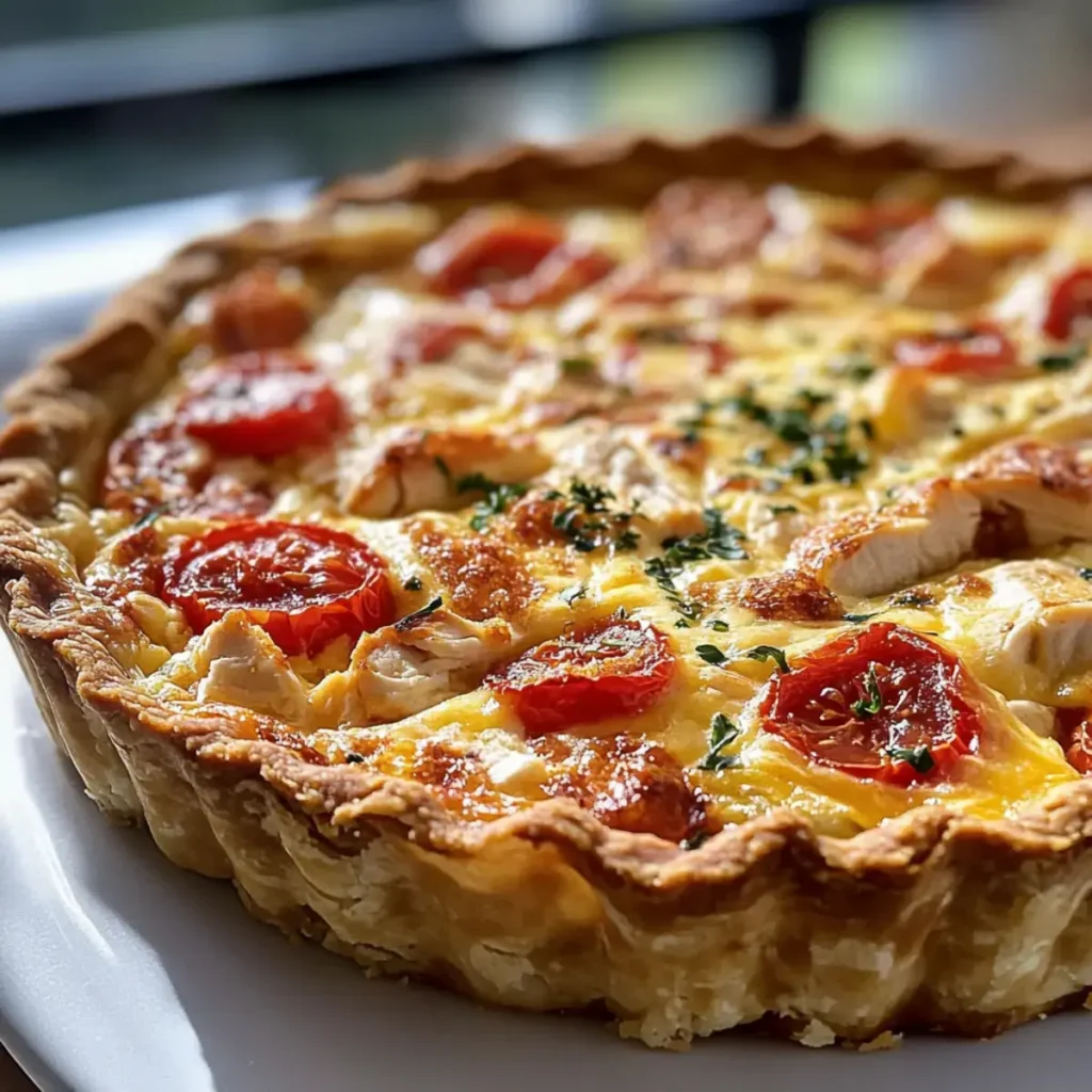 Hähnchen-Tomaten-Quiche