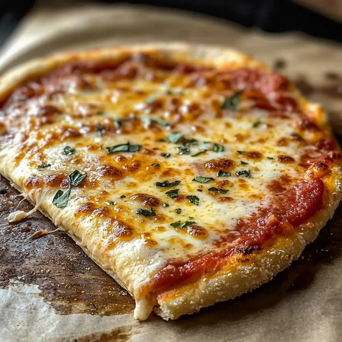 Hüttenkäse Pizzaboden