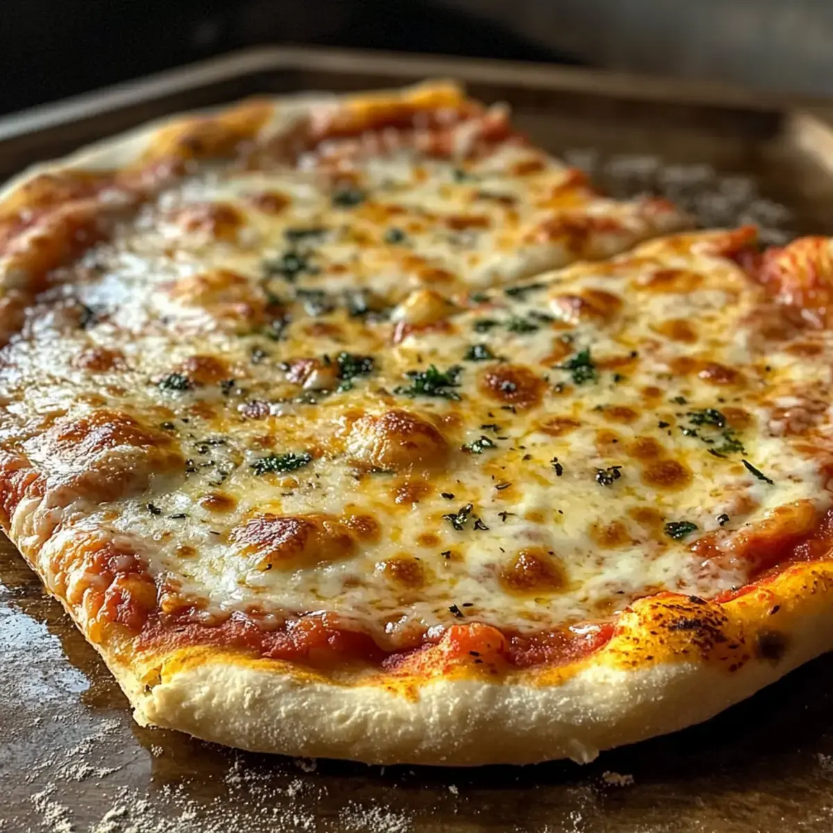Hüttenkäse Pizzaboden