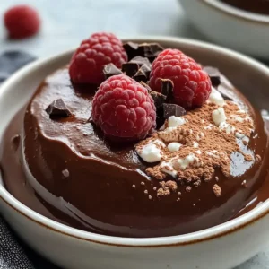 Cremiges Hüttenkäse Schokoladen Dessert