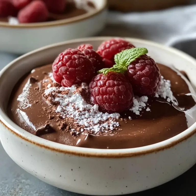Hüttenkäse Schokoladen Dessert