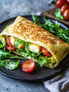 Hüttenkäse-Wrap