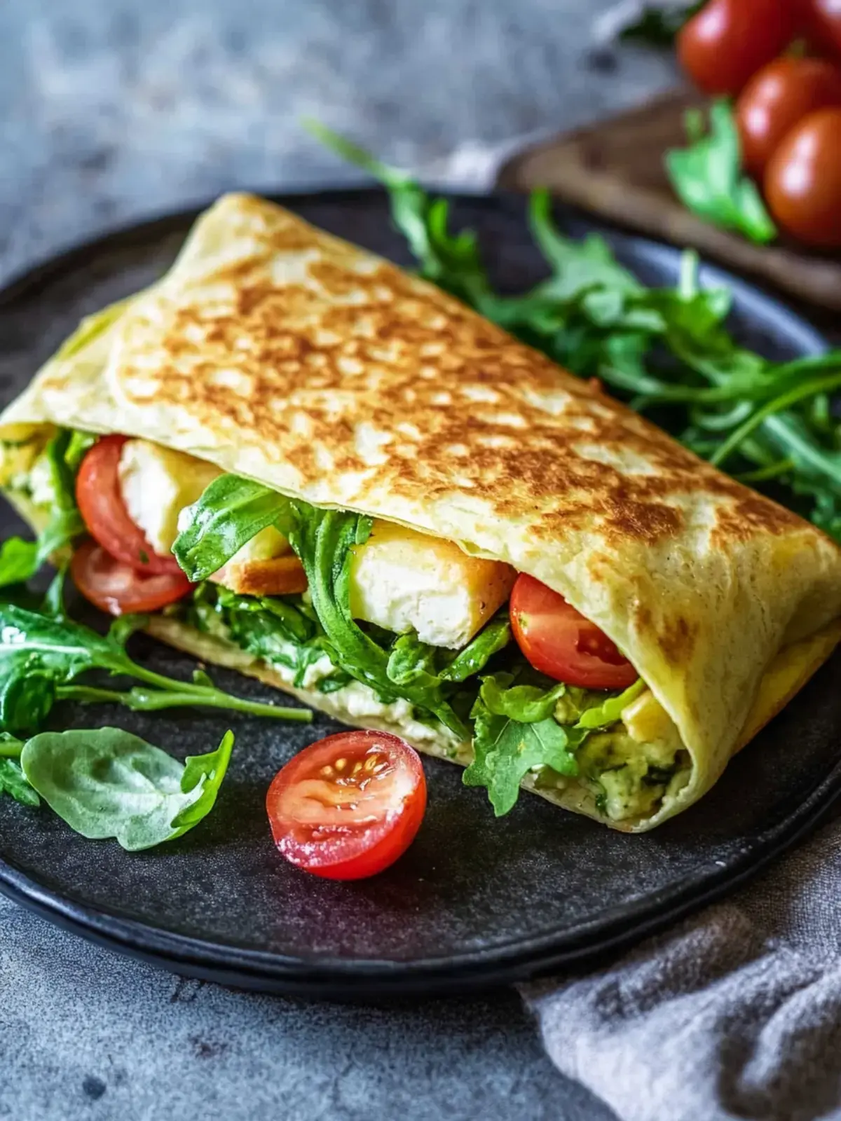 Hüttenkäse Wrap