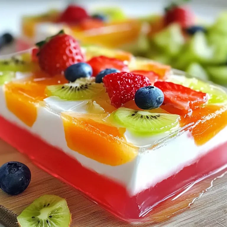 Jello und griechischer Joghurt Nachtisch